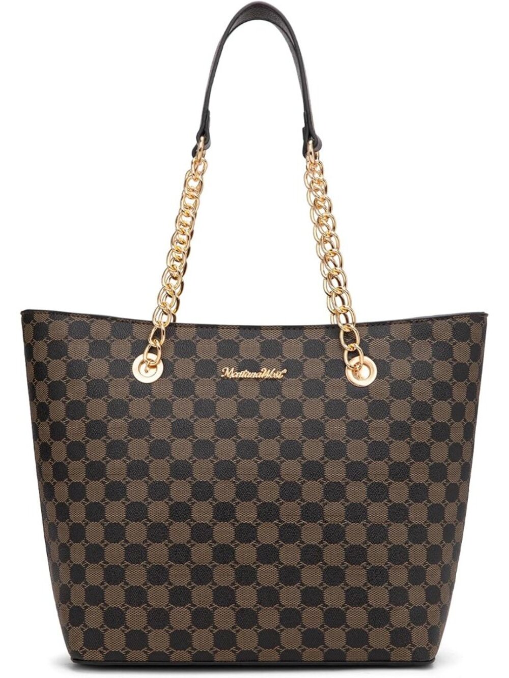 Stylish Women's Tote Bag with Chain Top Handle - Chic Handbag for Everyday Use